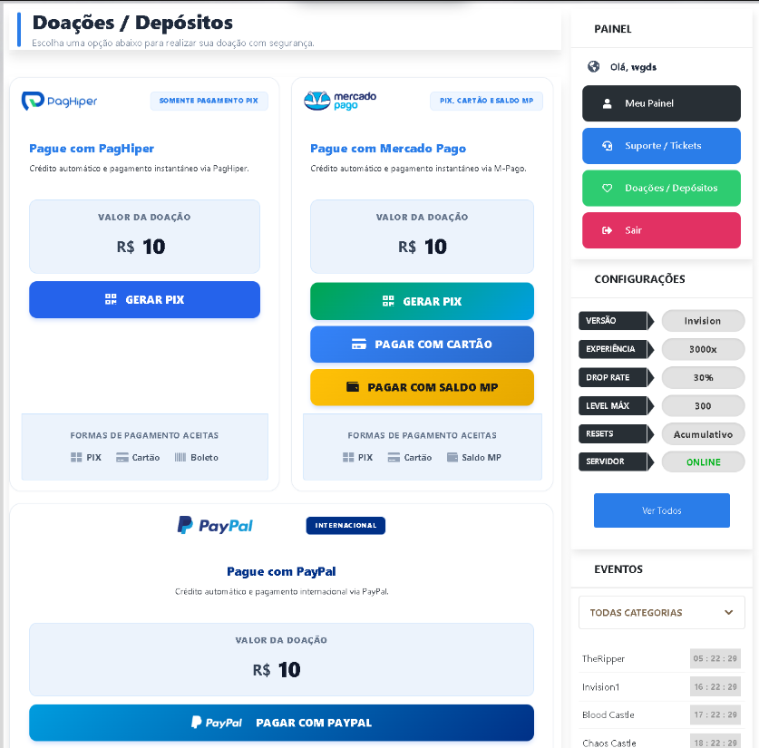 Payments Automatic Integrado